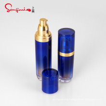 40 ml 60ml High Quality Deep Blue Cosmetic Toner Bottles and Jars Acrylic Cream Lotion Bottle Wtih Pump